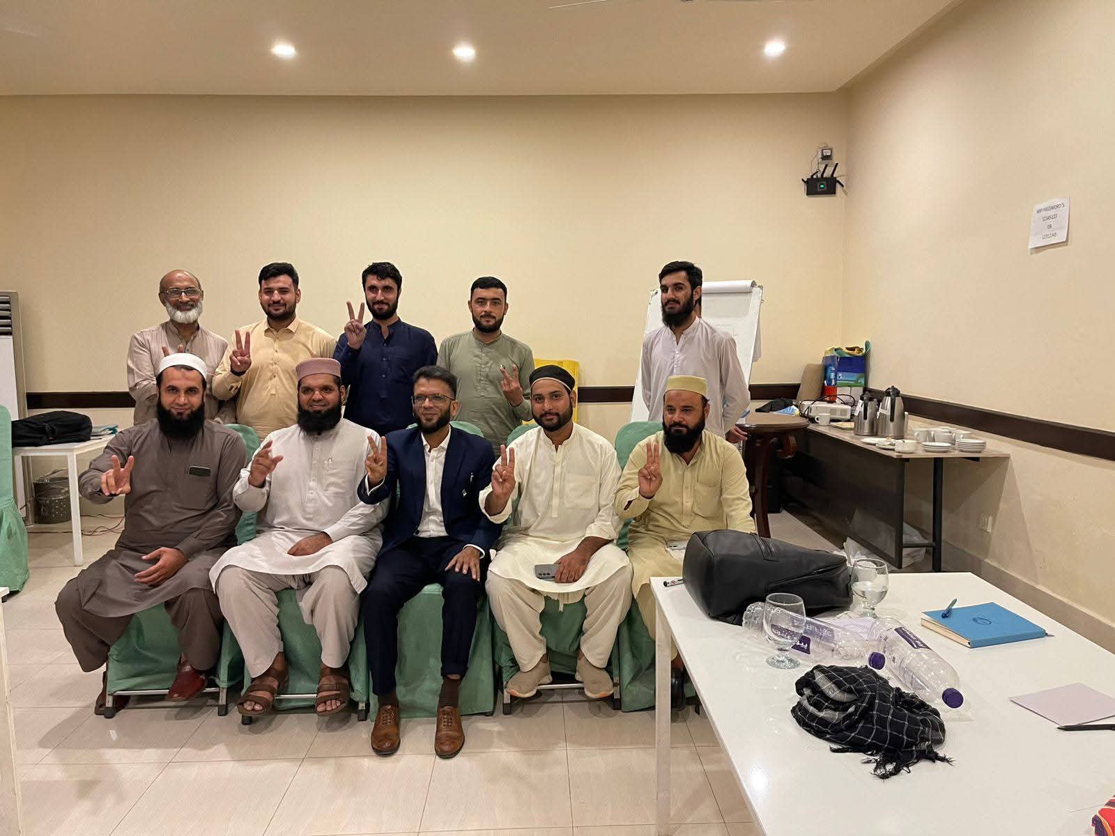 Training session in Peshawar. My client is dealing in Iron & Steel Business