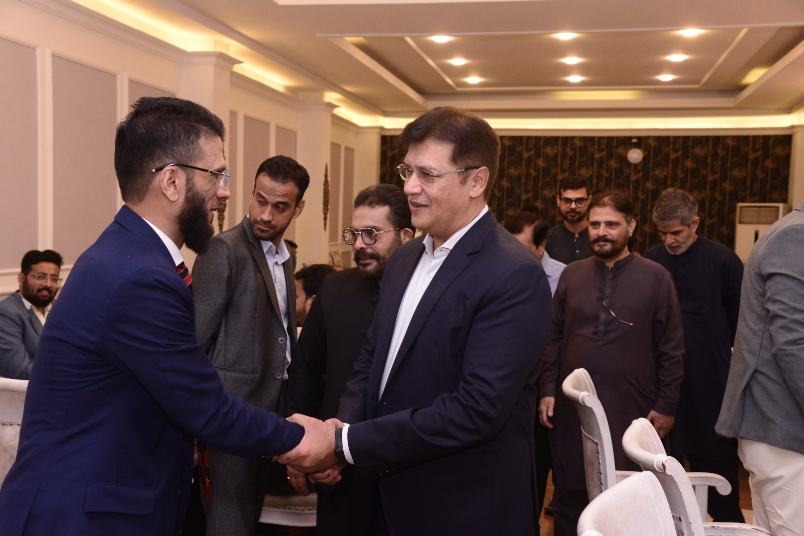 With Business Tycoon S..M. Tanveer