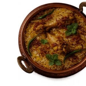 Tandoori Chicken Tikka biryani